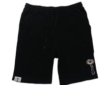 Load image into Gallery viewer, Black and White logo sweat shorts