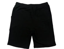 Load image into Gallery viewer, Black and White logo sweat shorts