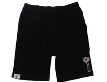 Load image into Gallery viewer, Black and White logo sweat shorts
