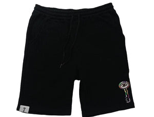 Black and White logo sweat shorts