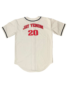 Jayyenom Blue and White Baseball Jersey